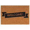 vidaXL Tapis de porte naturel 40x60 cm fibre de coco touffet&eacute;