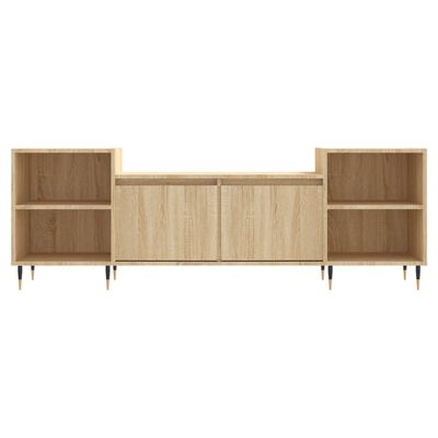 vidaXL Meuble TV Chêne sonoma 160x35x55 cm Bois d'ingénierie