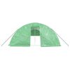 vidaXL Serre avec cadre en acier vert 90 m&sup2; 18x5x2,3 m
