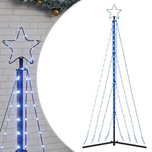 vidaXL Sapin de No&euml;l &agrave; LED 339 LED blanc froid 187 cm