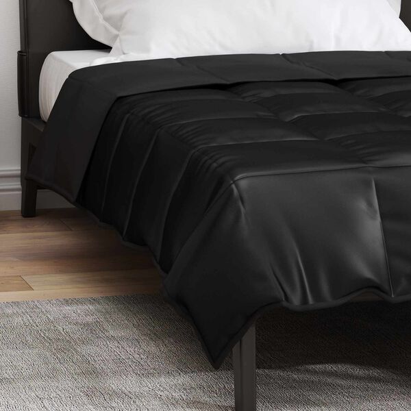 vidaXL Duvet complet toute l'ann&eacute;e Noir 200 x 140 cm