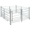vidaXL Bergerie 4 panneaux Acier galvanis&eacute; 137 x 137 x 92 cm