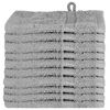 vidaXL Serviette Invit&eacute; SOLUND 10 pc Gris 15 x 21 cm 550 gsm