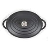 Livoo Casserole Ovale 34 cm 7 L Noir