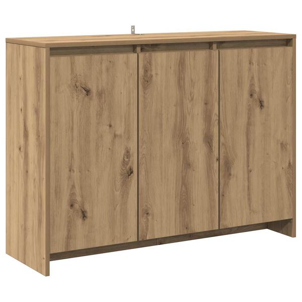 vidaXL Buffet chêne artisanal 102x33x75 cm bois d'ingénierie
