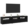 vidaXL Meuble TV 2 pcs Chêne noir 180 x 35 x 40 cm Bois d'ingénierie