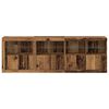 vidaXL Buffet LED Bois ancien 202 x 37 x 67 cm Bois d'ing&eacute;nierie