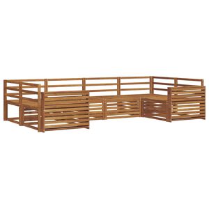 vidaXL Ensemble de canap&eacute;s d'ext&eacute;rieur 6 pc Naturel