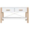 vidaXL Meuble TV Blanc 82x38x45 cm Bois d'ingénierie