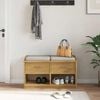 vidaXL Banc de couloir SANDNES 87x40x50 cm bois de pin massif