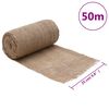 vidaXL Rouleau de jute 0,25x50 m 100 % jute 200 g/m&sup2;