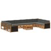 vidaXL Ensembles de canap&eacute;s 11 pc Bois d'Acacia Massif