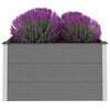 vidaXL Lit surélevé de jardin WPC 100x100x54 cm Gris