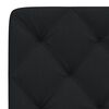 vidaXL Coussin de t&ecirc;te de lit noir 180 cm tissu