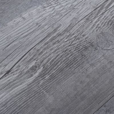 vidaXL Dalles de plancher PVC 5,02 m² 2 mm autoadhésif gris bois mat