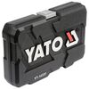 YATO Kit d'outils YT-14501 de 56 pi&egrave;ces M&eacute;tal Noir