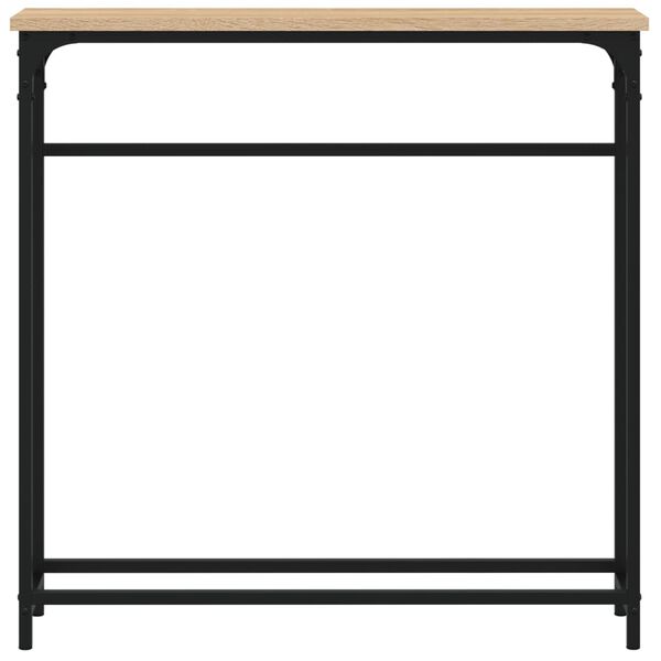 vidaXL Table console Chêne Sonoma 75x19,5x75 cm Bois d'ingénierie