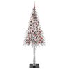 vidaXL Sapin de No&euml;l avec 300 LED Blanc 210 cm PE et Acier