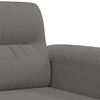 vidaXL Fauteuil gris fonc&eacute; 60 cm tissu microfibre