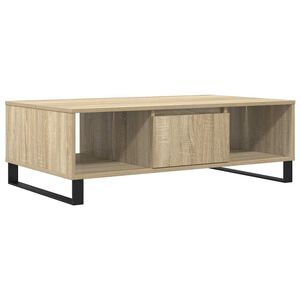 vidaXL Table basse ch&ecirc;ne sonoma 104x60x35 cm bois d'ing&eacute;nierie