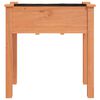 vidaXL Jardini&egrave;re avec doublure marron 71x37x76cm bois massif de sapin