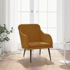 vidaXL Fauteuil Marron 63x76x80 cm Velours