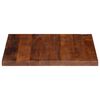 vidaXL Dessus de table 70x70x3,8 cm carr&eacute; bois massif de r&eacute;cup&eacute;ration
