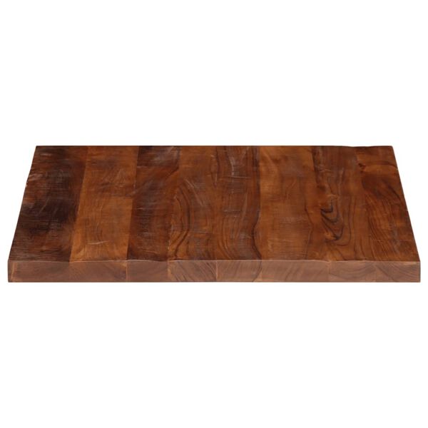 vidaXL Dessus de table 70x70x3,8 cm carr&eacute; bois massif de r&eacute;cup&eacute;ration
