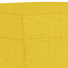 vidaXL Repose-pied Jaune clair 60x50x41 cm Tissu