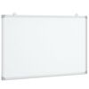 vidaXL Tableau blanc magn&eacute;tique 100x60x1,7 cm aluminium