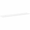 vidaXL Étagères à rebord pour cadre photo 2 pcs Blanc 80x9x3 cm MDF