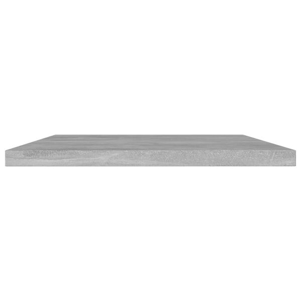 vidaXL Panneaux de biblioth&egrave;que 4 pcs Gris b&eacute;ton 60x30x1,5cm Agglom&eacute;r&eacute;