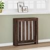 vidaXL Cache-radiateur ch&ecirc;ne marron 78x20x82 cm bois d'ing&eacute;nierie