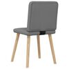 vidaXL Chaises &agrave; manger lot de 6 gris fonc&eacute; tissu