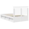 vidaXL Cadre de lit Blanc 120 x 190 cm Bois de pin massif