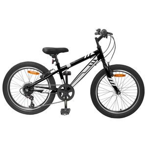 vidaXL V&eacute;lo de Montagne 20 Pouces 6-Vitesse pour 5-8 ans Noir