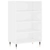 vidaXL Buffet haut blanc 57x35x90 cm bois d'ing&eacute;nierie