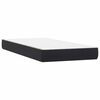 vidaXL Sommier &agrave; lattes de lit avec matelas noir 90x210 cm velours