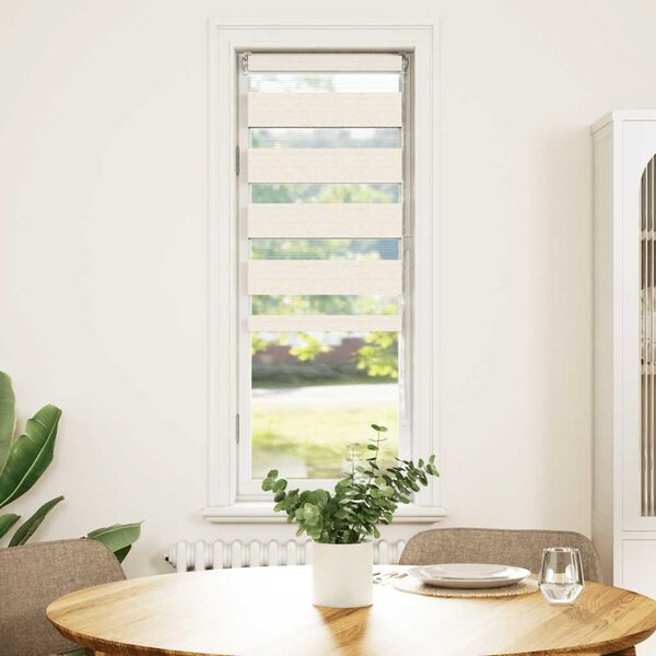 vidaXL Store z&egrave;bre beige marbr&eacute; largeur du tissu 40,9 cm polyester