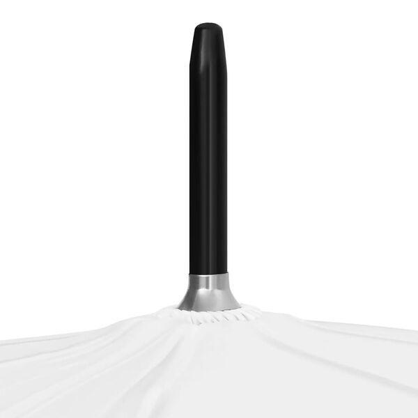 vidaXL Parapluie Blanc 130 cm