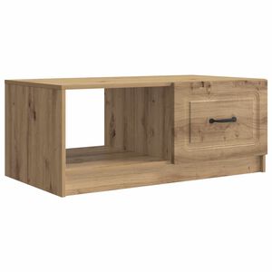 vidaXL Table basse Ch&ecirc;ne artisanal 90 x 50 x 37 cm Bois d'ing&eacute;nierie