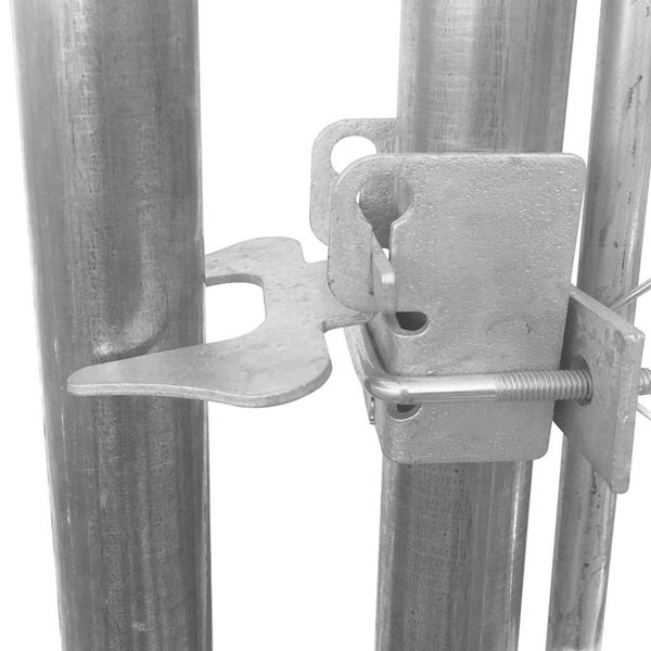 vidaXL Chenil extérieur avec toit pour chiens 382x382x225 cm