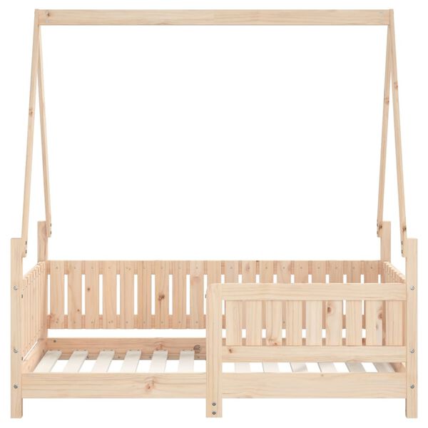 vidaXL Cadre de lit pour enfant 70x140 cm bois de pin massif
