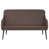 vidaXL Banc Marron 110x76x80 cm Similicuir