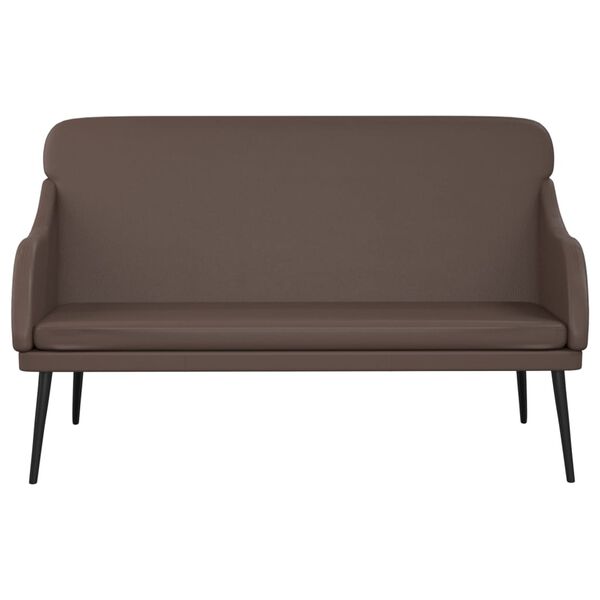 vidaXL Banc Marron 110x76x80 cm Similicuir