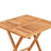 vidaXL Ensemble de bistro 3 pcs avec coussins vert Bois de teck massif