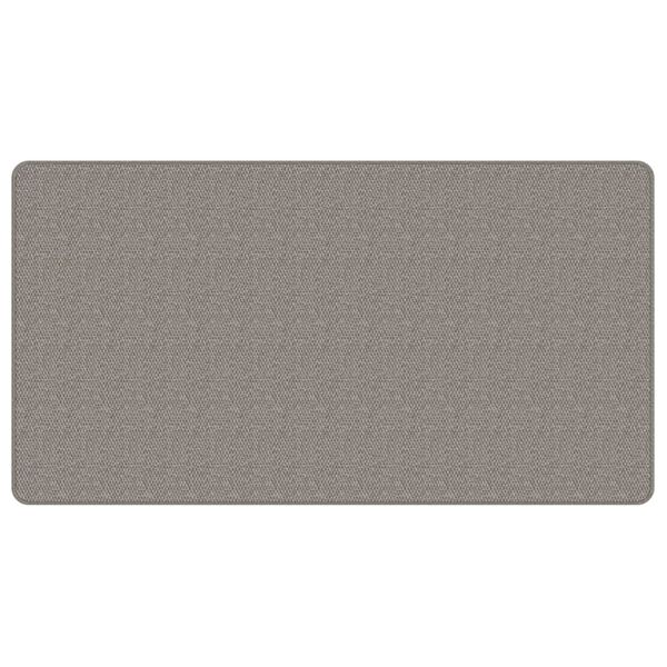 vidaXL Tapis de couloir aspect sisal argenté 80x150 cm