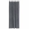 vidaXL Rideaux occultants 2 pcs Gris clair 140 x 225 cm Velours