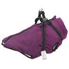 vidaXL Manteau pour chien Pourpre L52 Fleece et Polyester