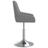 vidaXL Tabouret de bar Gris fonc&eacute; Tissu